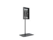 Multibrackets M Pro Series 32" Single Pole Floorbase Digital Signage Enclosure – Black | 7350105219894 Signage Display Enclosures Multibrackets