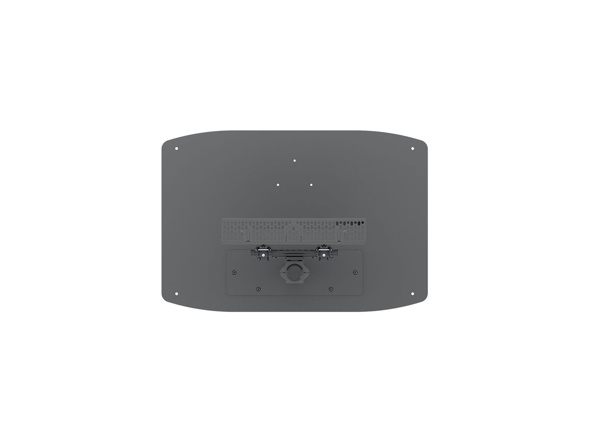 Multibrackets M Pro Series 32" Single Pole Floorbase Digital Signage Enclosure – Black | 7350105219894 Signage Display Enclosures Multibrackets