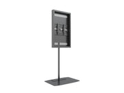 Multibrackets M Pro Series 46" Single Pole Floorbase Digital Signage Enclosure – Black | 7350105219771 Signage Display Enclosures Multibrackets