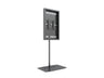 Multibrackets M Pro Series 46" Single Pole Floorbase Digital Signage Enclosure – Black | 7350105219771