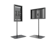 Multibrackets M Pro Series 46" Single Pole Floorbase Digital Signage Enclosure – Black | 7350105219771 Signage Display Enclosures Multibrackets