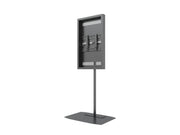 Multibrackets M Pro Series 46" Single Pole Floorbase Digital Signage Enclosure – Black | 7350105219771 Signage Display Enclosures Multibrackets