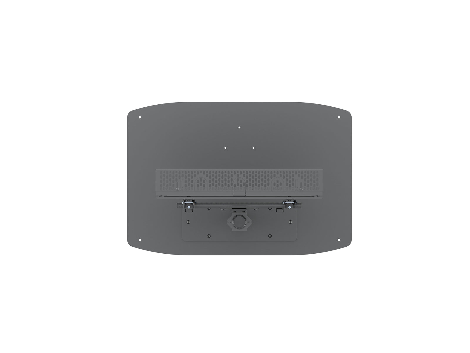 Multibrackets M Pro Series 46" Single Pole Floorbase Digital Signage Enclosure – Black | 7350105219771 Signage Display Enclosures Multibrackets