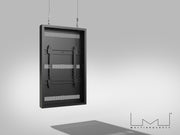 Multibrackets M Pro Series 49" High Brightness Wire Display Enclosure – Black | 7340234814787 Signage Display Enclosures Multibrackets