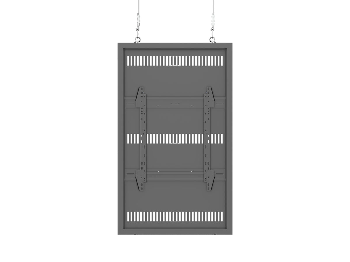 Multibrackets M Pro Series 49" High Brightness Wire Display Enclosure – Black | 7340234814787 Signage Display Enclosures Multibrackets