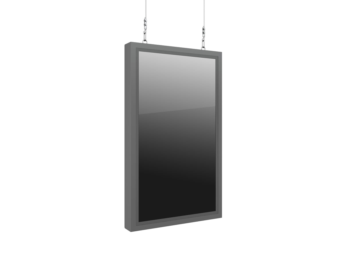 Multibrackets M Pro Series 49" High Brightness Wire Display Enclosure – Black | 7340234814787 Signage Display Enclosures Multibrackets