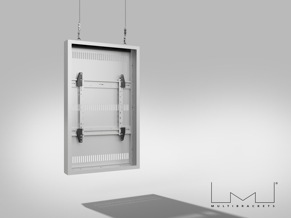 Multibrackets M Pro Series 49" High Brightness Wire Display Enclosure – White | 7340234814794 Signage Display Enclosures Multibrackets