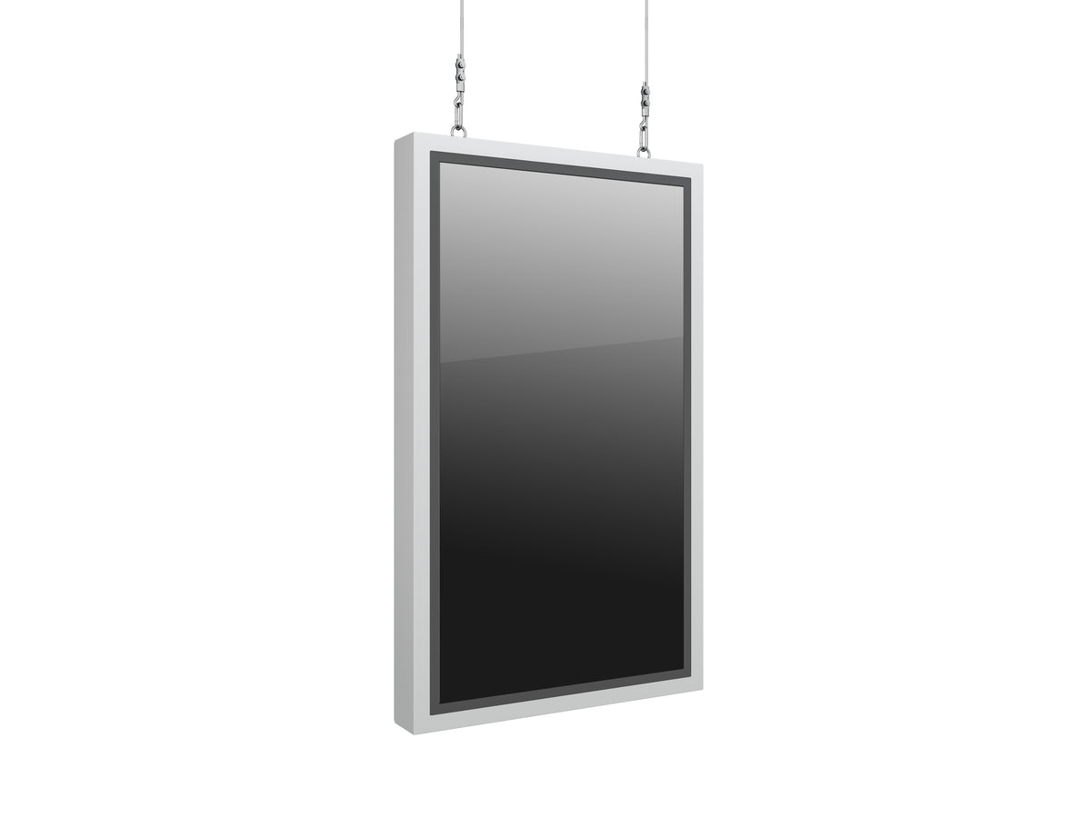 Multibrackets M Pro Series 49" High Brightness Wire Display Enclosure – White | 7340234814794 Signage Display Enclosures Multibrackets