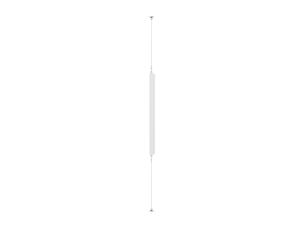 Multibrackets M Pro Series 55" Wire Floor-to-Ceiling Display Enclosure – White | 7340234815593 Floor to Ceiling Display Mount Multibrackets