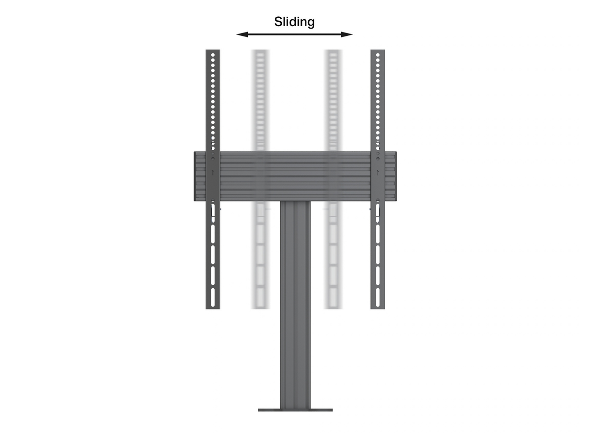 Multibrackets M Pro Series 60cm Bolt-Down Floor Stand for 32–65" Displays – Black | 7340234815180 Floor Stand Multibrackets