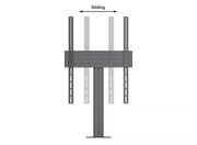 Multibrackets M Pro Series 60cm Bolt-Down Floor Stand for 32–65" Displays – Black | 7340234815180 Floor Stand Multibrackets