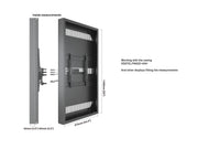 Multibrackets M Pro Series 65" Column High Brightness HD Display Enclosure | 7340234810932 Signage Display Enclosures Multibrackets