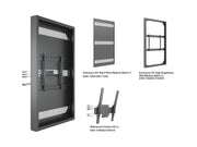 Multibrackets M Pro Series 65" Column High Brightness HD Display Enclosure | 7340234810932 Signage Display Enclosures Multibrackets