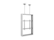 Multibrackets M Pro Series 75" Ceiling Mount Dual Screen Enclosure – White | 7340234813933 Signage Display Enclosures Multibrackets