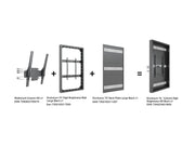 Multibrackets M Pro Series 75" Column High Brightness HD Display Enclosure – Black | 7340234810956 Signage Display Enclosures Multibrackets