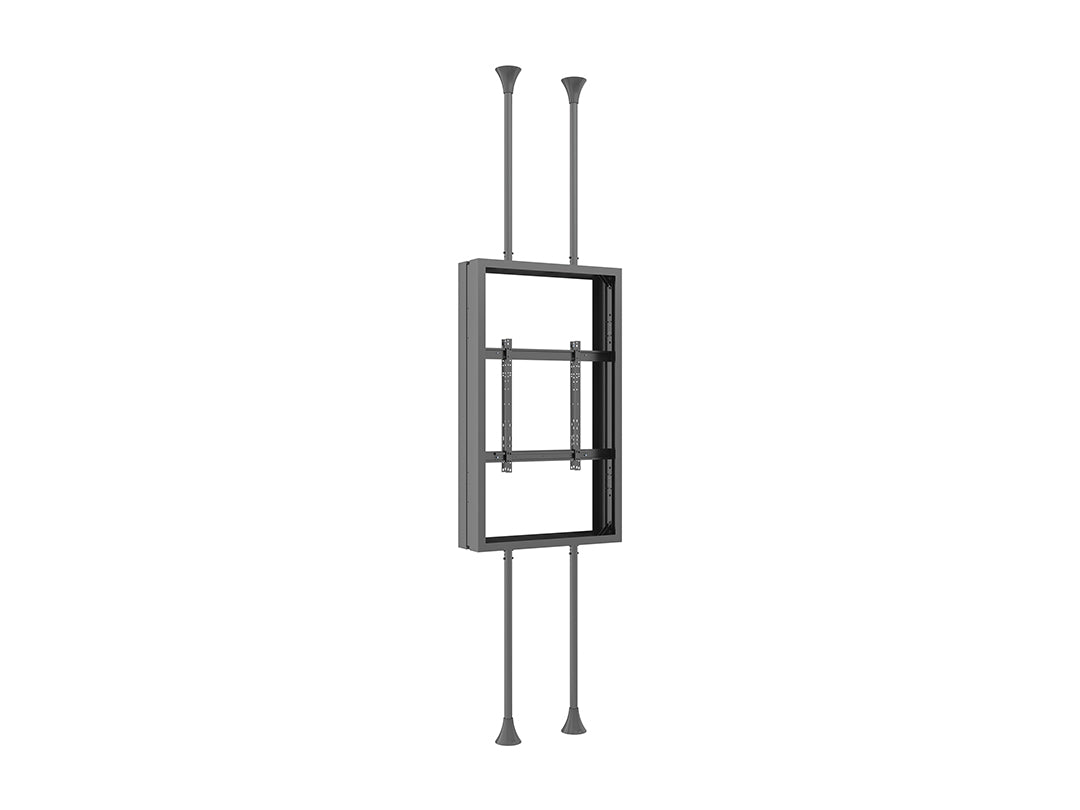 Multibrackets M Pro Series 75" Floor-to-Ceiling Dual Screen Enclosure | 7340234813919 Signage Display Enclosures Multibrackets