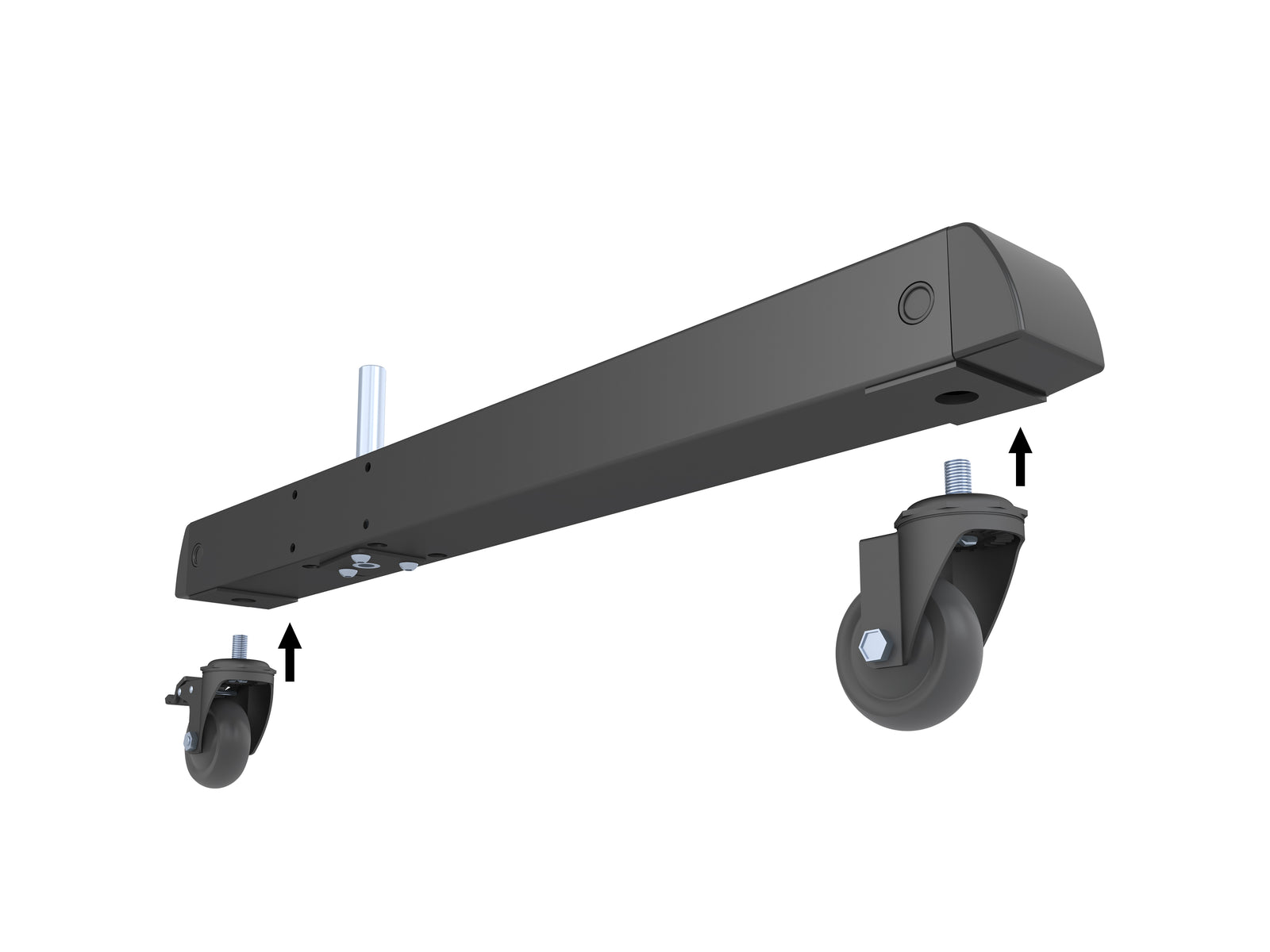 Multibrackets M Pro Series 75cm Single Base for Modular Display Systems – Black | 7350105217791 Mount Accessories Multibrackets