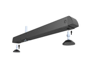 Multibrackets M Pro Series 75cm Single Base for Modular Display Systems – Black | 7350105217791 Mount Accessories Multibrackets