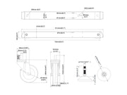Multibrackets M Pro Series 75cm Single Base for Modular Display Systems – Black | 7350105217791 Mount Accessories Multibrackets