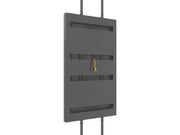 Multibrackets M Pro Series 86" Dual Pole Floor-to-Ceiling Display Enclosure – Black | 7340234815616 Floor to Ceiling Display Mount Multibrackets