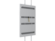Multibrackets M Pro Series 86" Dual Pole Floor-to-Ceiling Display Enclosure – White | 7340234815609 Floor to Ceiling Display Mount Multibrackets