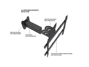 Multibrackets M Pro Series Column 30cm Rail Mounting Plate – Black | 7340234815784