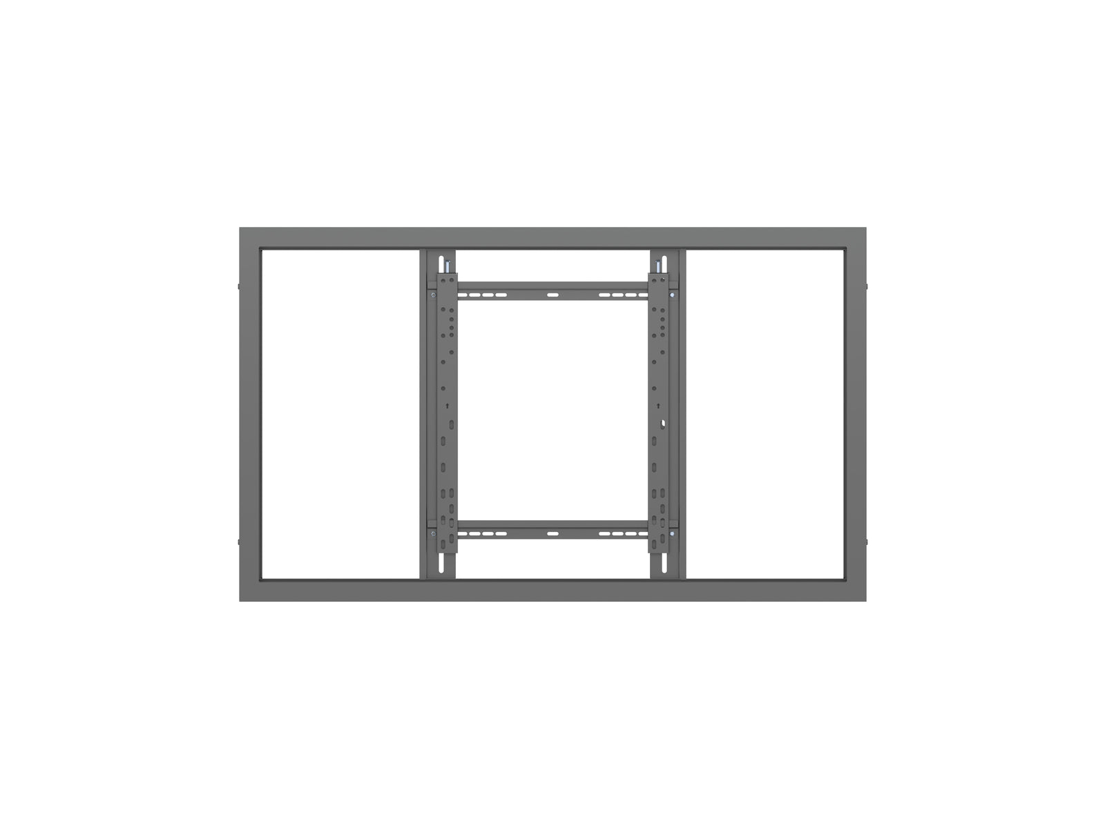 Multibrackets M Pro Series Enclosure 50" Wall Medium Black Signage Display Enclosures Multibrackets