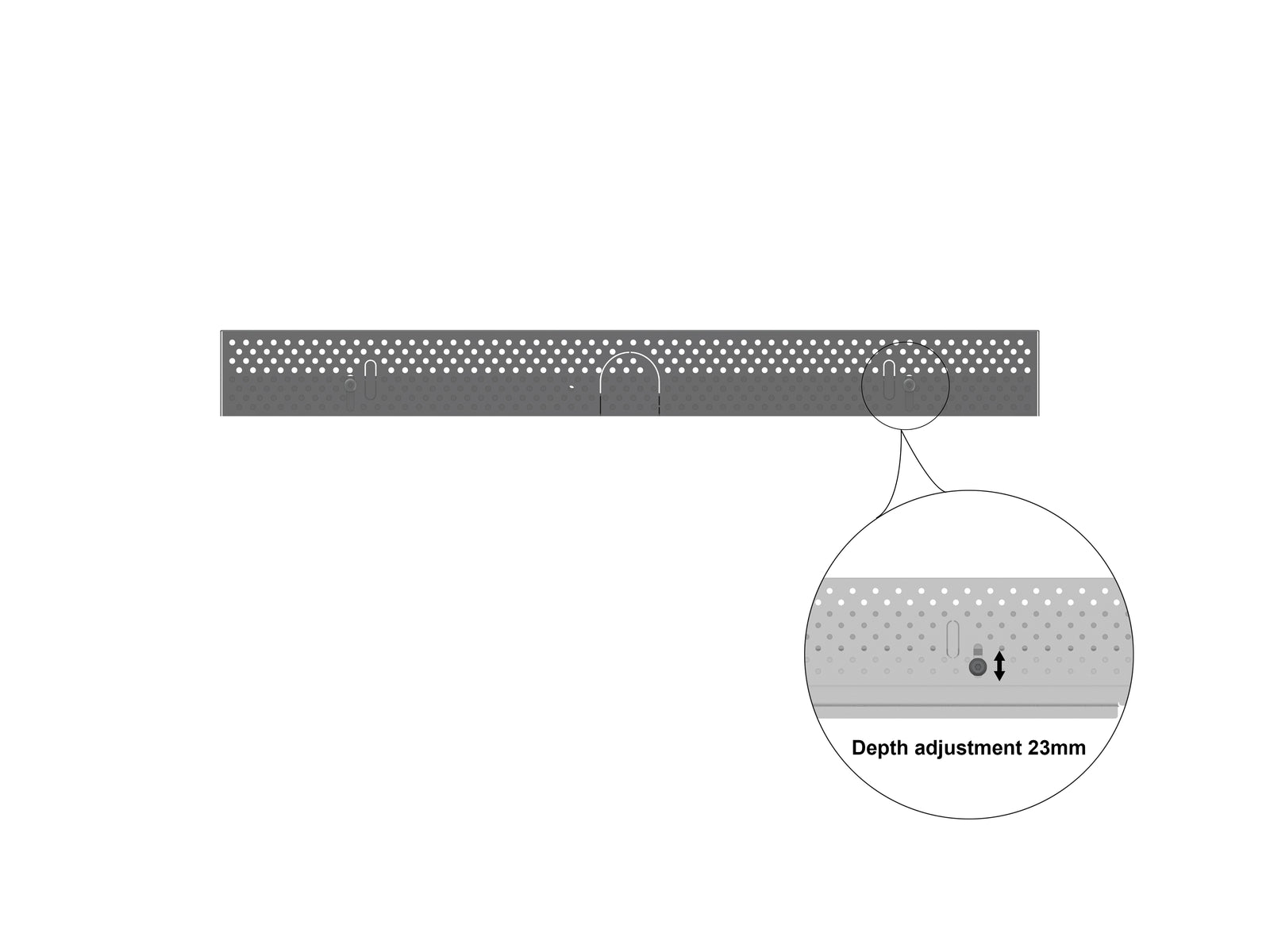 Multibrackets M Pro Series Enclosure 50" Wall Medium Black Signage Display Enclosures Multibrackets