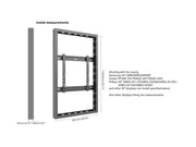 Multibrackets M Pro Series Enclosure 50" Wall Medium Black Signage Display Enclosures Multibrackets