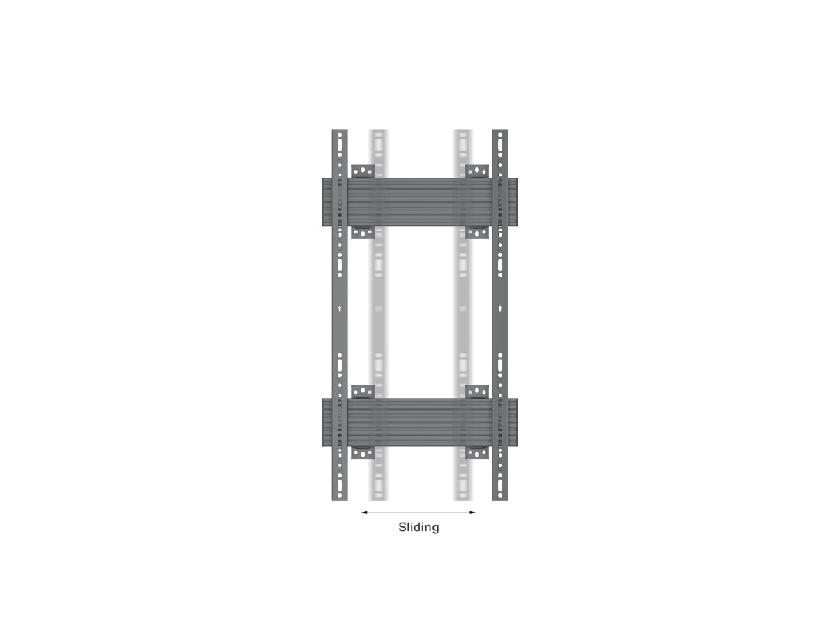 Multibrackets M Pro Series Fixed Wall Mount for 55–98" Displays VESA 400x900 – Black | 7340234815210 Wall Mount Bracket Multibrackets