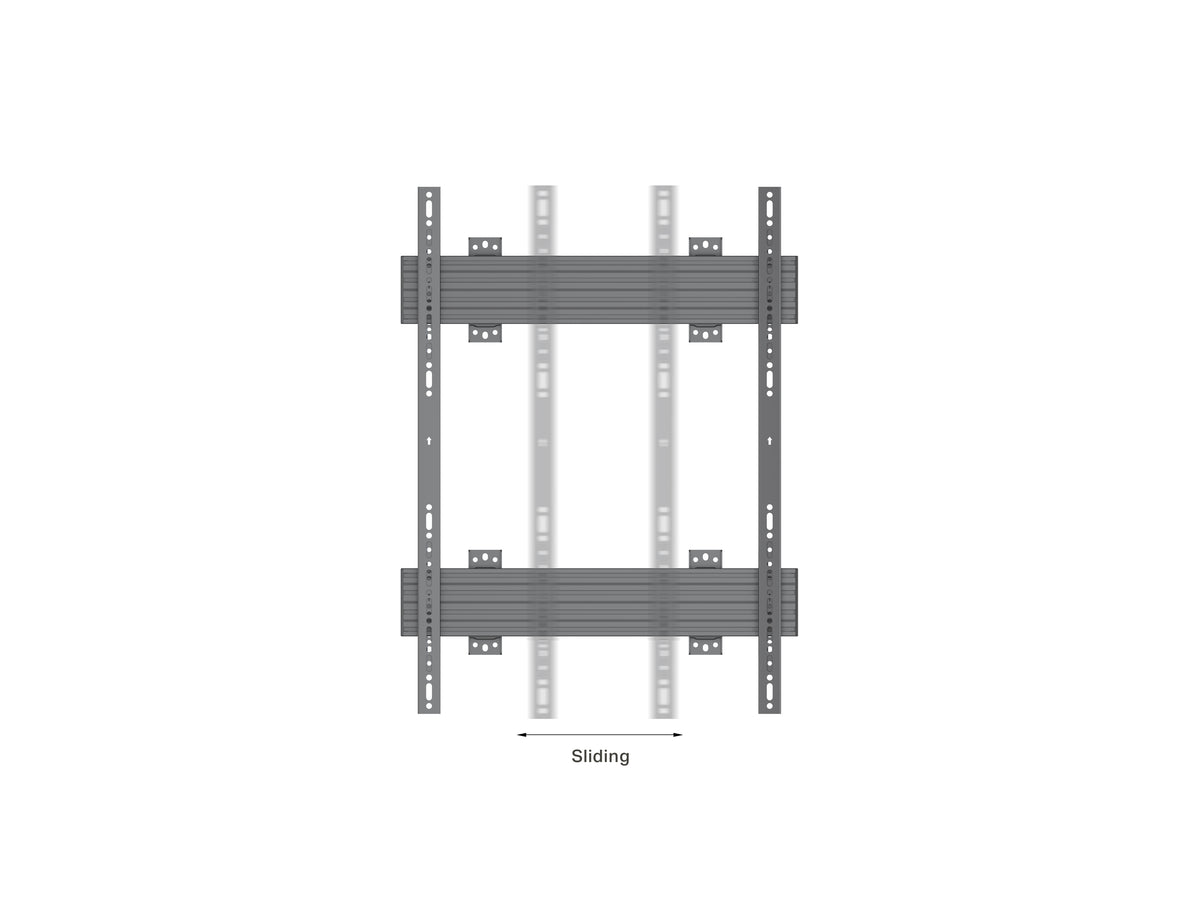 Multibrackets M Pro Series Fixed Wall Mount for 55–98" Displays VESA 600x900 – Black | 7340234815227 Wall Mount Bracket Multibrackets
