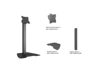 Multibrackets M Pro Series Floor Stand 100 Tilt Up VESA 200 – Black | 7340234816484 Floor Stand Multibrackets