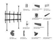 Multibrackets M Pro Series Hisense LED Floor-to-Ceiling Video Wall Stand 108" | 7340234816125 Floor to Ceiling Display Mount Multibrackets