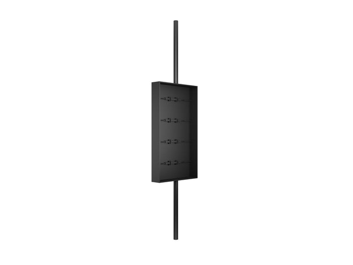 Multibrackets M Pro Series Hisense LED Totem Floor-to-Ceiling 1x2m – Black | 7340234816460 Floor to Ceiling Display Mount Multibrackets