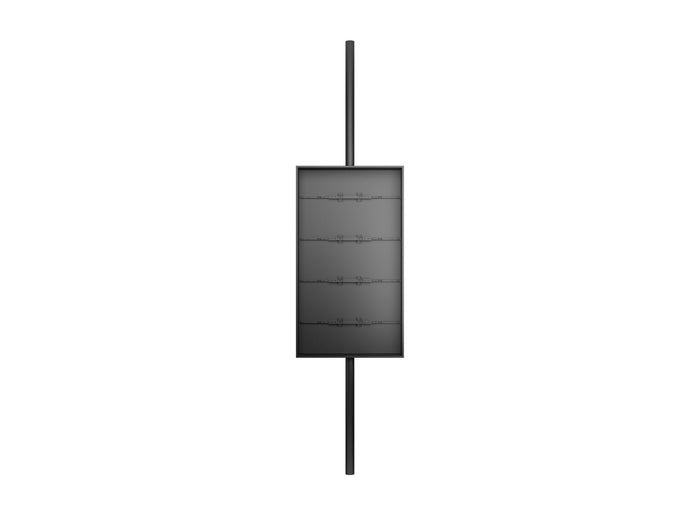 Multibrackets M Pro Series Hisense LED Totem Floor-to-Ceiling 1x2m – Black | 7340234816460 Floor to Ceiling Display Mount Multibrackets