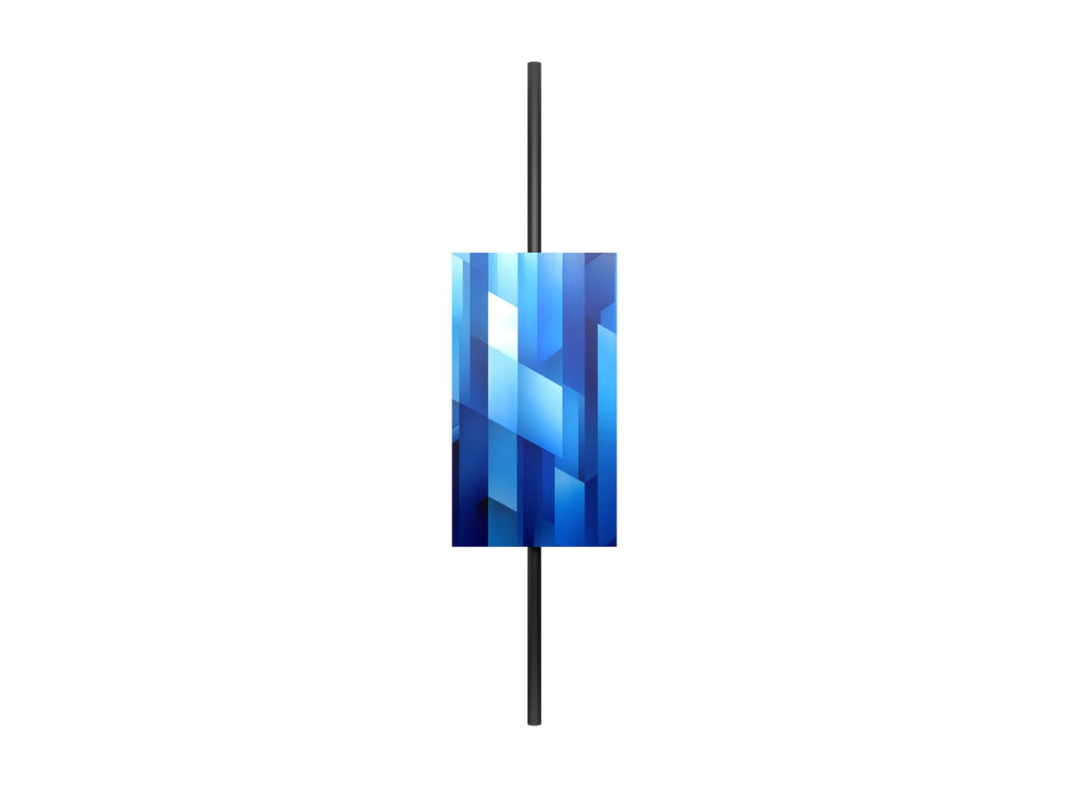 Multibrackets M Pro Series Hisense LED Totem Floor-to-Ceiling 1x2m – Black | 7340234816460 Floor to Ceiling Display Mount Multibrackets