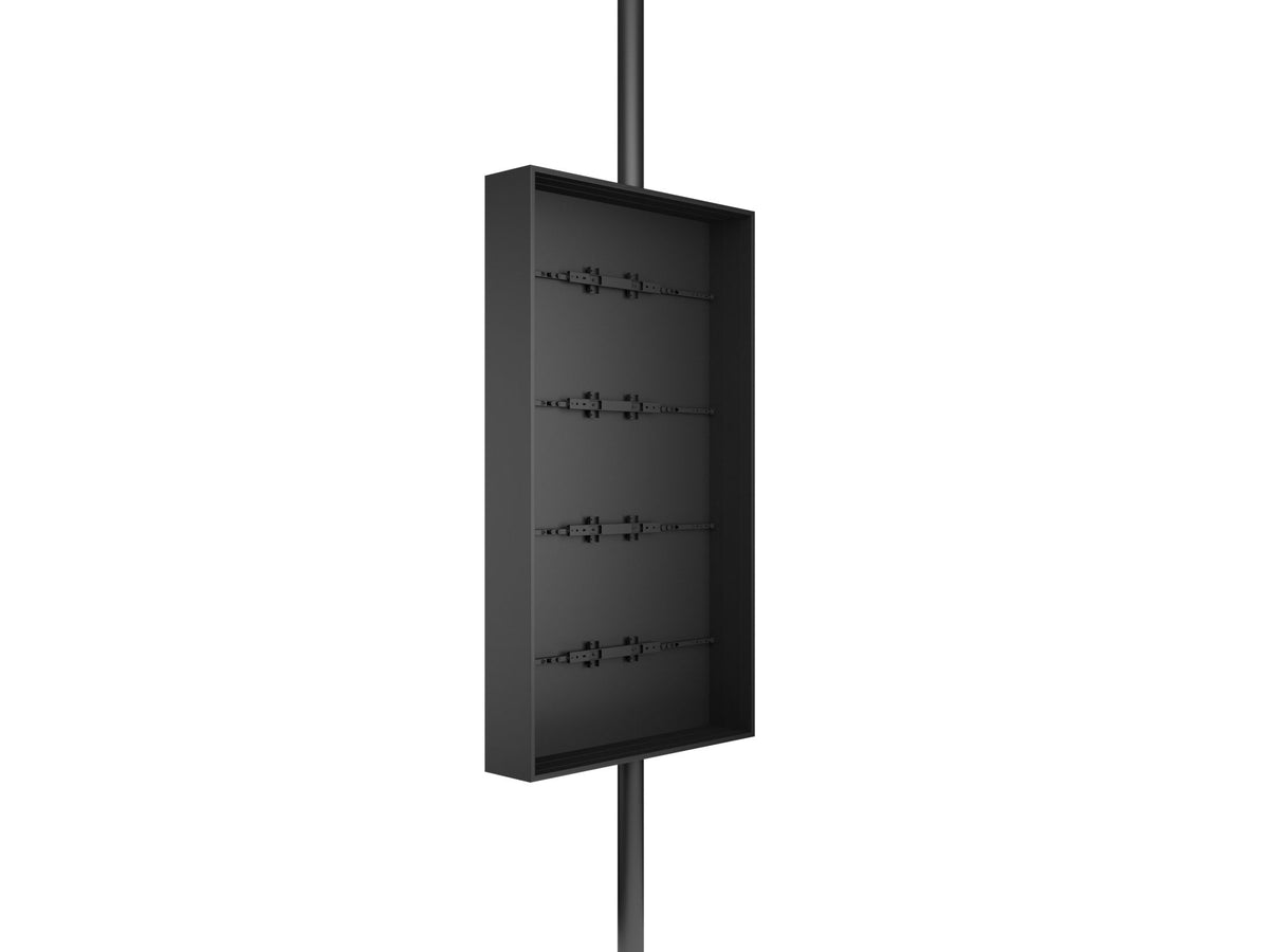 Multibrackets M Pro Series Hisense LED Totem Floor-to-Ceiling 1x2m – Black | 7340234816460 Floor to Ceiling Display Mount Multibrackets