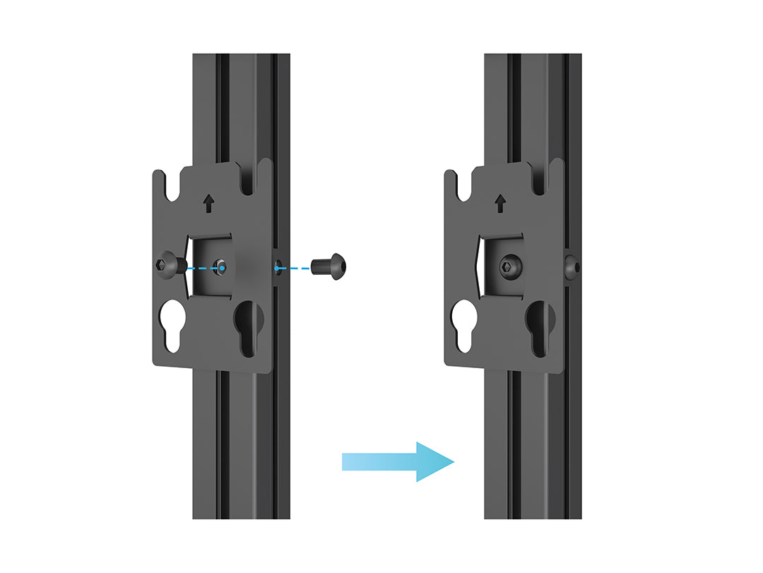 Multibrackets M Pro Series LED Adapter Plate 23.5x40mm – Black | 7340234811694 Mount Accessories Multibrackets