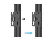 Multibrackets M Pro Series LED Adapter Plate 23.5x40mm – Black | 7340234811694 Mount Accessories Multibrackets