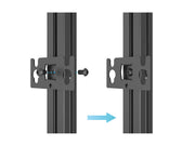 Multibrackets M Pro Series LED Adapter Plate 30x16.5mm – Black | 7340234815517 Mount Accessories Multibrackets
