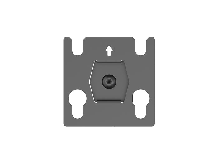 Multibrackets M Pro Series LED Adapter Plate 30x30mm – Black | 7340234811717 Mount Accessories Multibrackets