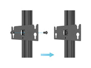 Multibrackets M Pro Series LED Adapter Plate 70x21.5mm – Black | 7340234811755 Mount Accessories Multibrackets