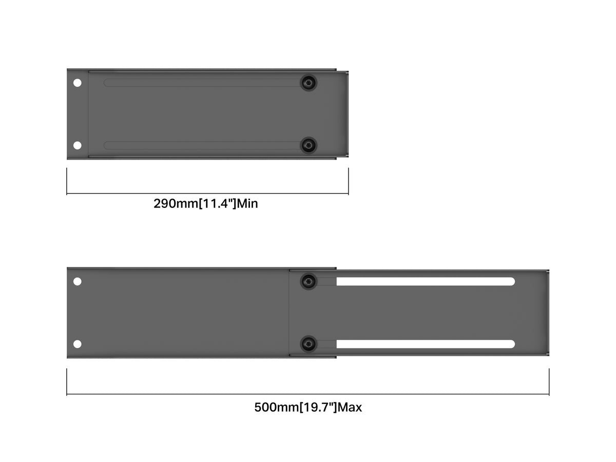 Multibrackets M Pro Series Large Column Clamp Wall Bracket – Black | 7340234815739 Mount Accessories Multibrackets