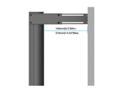 Multibrackets M Pro Series Large Column Clamp Wall Bracket – Black | 7340234815739 Mount Accessories Multibrackets