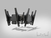 Multibrackets M Pro Series Quad-Sided Column Mount for 32–75" Displays – Black | 7340234815630 Wall Mount Bracket Multibrackets