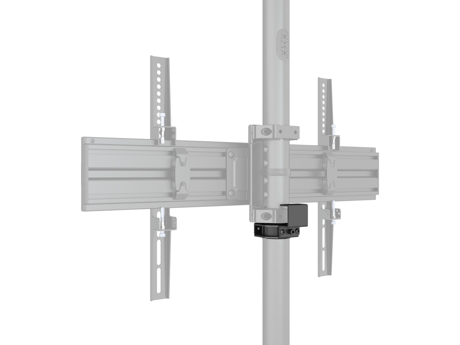 Multibrackets M Pro Series Rotating Mount Ring for Rail & Pole Systems – Black | 7340234812301 Mount Accessories Multibrackets