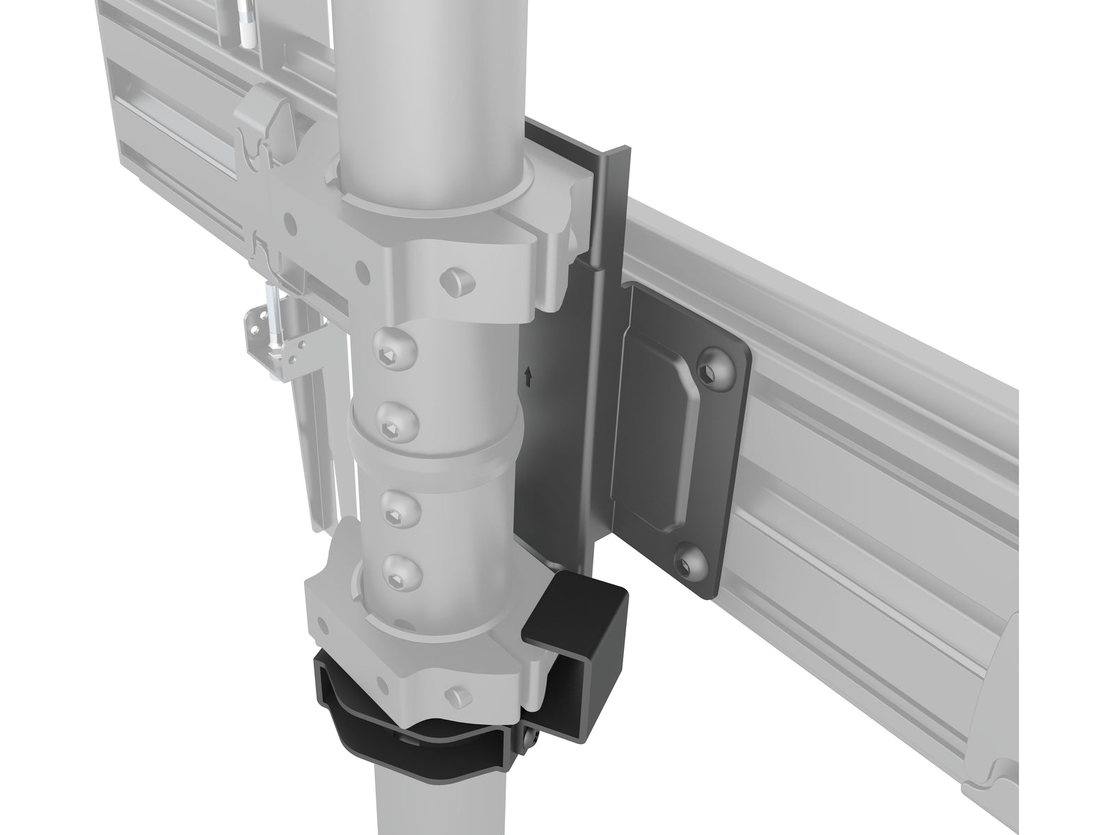 Multibrackets M Pro Series Rotating Mount Ring for Rail & Pole Systems – Black | 7340234812301 Mount Accessories Multibrackets