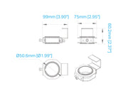 Multibrackets M Pro Series Rotating Mount Ring for Rail & Pole Systems – Black | 7340234812301 Mount Accessories Multibrackets