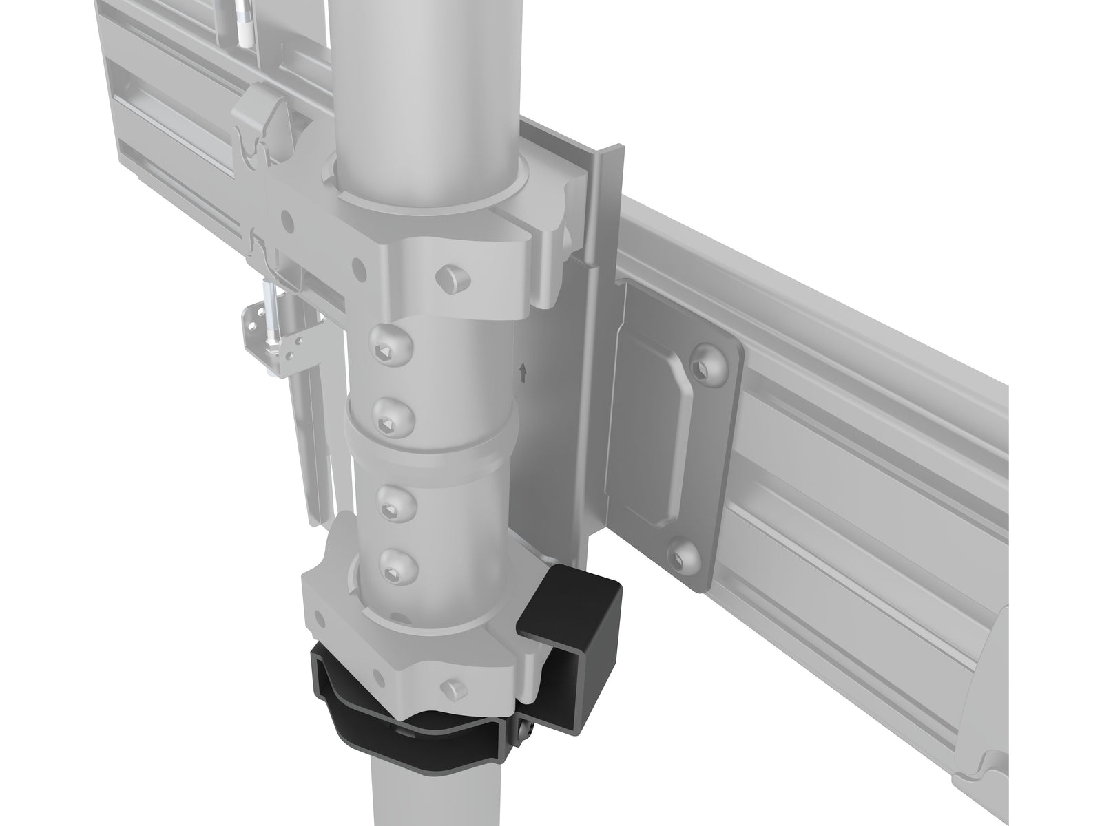 Multibrackets M Pro Series Rotating Mount Ring for Rail & Pole Systems – Black | 7340234812301 Mount Accessories Multibrackets