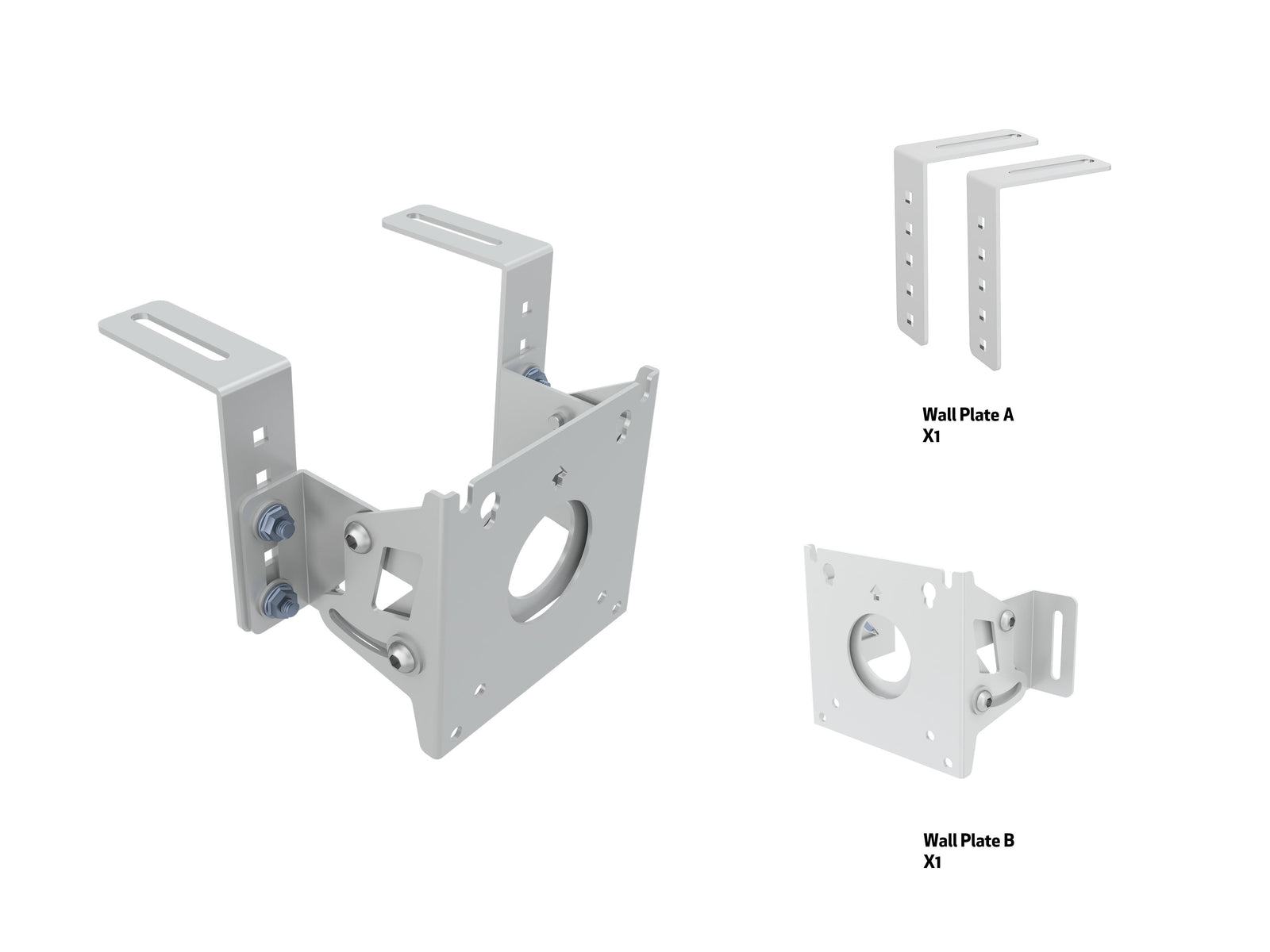 Multibrackets M Pro Series Shelf Mount - Max VESA 100x100mm | 7350022731127 Wall Mount Bracket Multibrackets